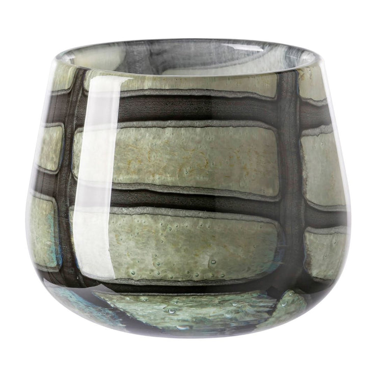 Fink Vase/Windlicht Marly, salbei Dekor, diverse Grössen