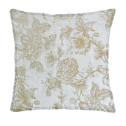 Proflax Kissen, Floral Toile beige-gold, diverse Grössen