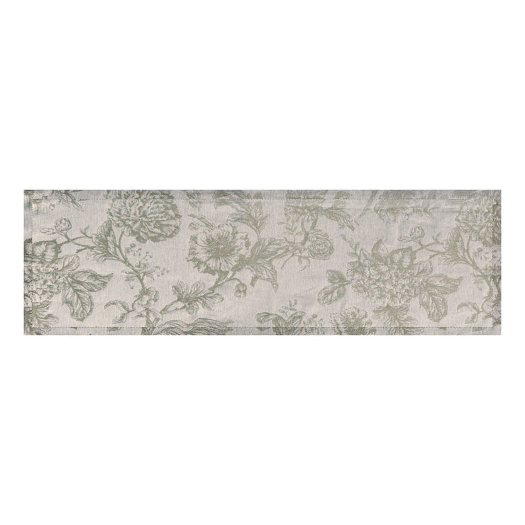 Proflax Tischläufer, Floral Toile beige-taupe